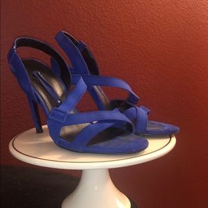 Blue Zara heels